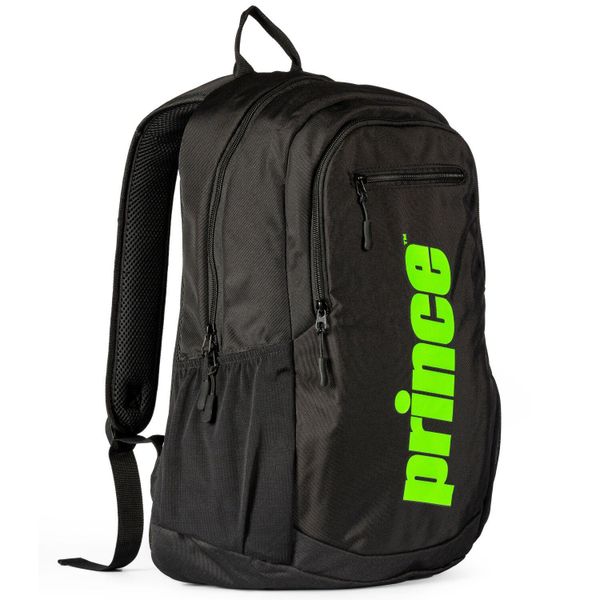 Plecak tenisowy Prince Challenger Backpack Black/Lime. Zielone plecaki męskie PRINCE, bez wzorów, z materiału. Za 195.49 zł.