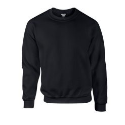Bluza Rozpinana Dla Dorosłych Unisex DryBlend Crew Neck. Czarne bluzy męskie GILDAN, m, bez wzorów, bez ramiączek, bez kaptura. Za 82.99 zł.