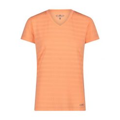 Koszulka damska CMP. Brązowe bluzki damskie CMP, bez wzorów, z materiału, sportowe, bez kołnierzyka, bez ramiączek. Za 176.50 zł.