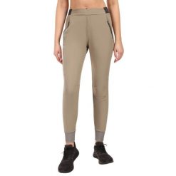 Damskie spodnie do biegania Kilpi HEYES-W. Brązowe spodnie sportowe damskie Kilpi, na lato, bez wzorów, sportowe, do biegania. Za 215.49 zł.