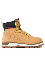 Puma Trapery Desierto v3 Puretex 393928 02 Brązowy. Brązowe buty zimowe męskie Puma, bez wzorów, ze skóry, bez obcasa, bez zapięcia. Za 369.99 zł.