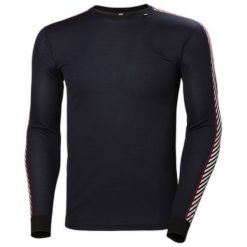 Bluza Helly Hansen lifa stripe crew. Niebieskie bluzy damskie Helly Hansen, xl, bez wzorów, z włókna, bez ramiączek, bez kaptura. Za 243.00 zł.