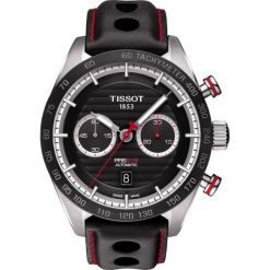 RABAT ZEGAREK TISSOT T - SPORT T100.427.16.051.00. Czarne zegarki męskie TISSOT, bez wzorów, ze stali. W wyprzedaży za 5,850.00 zł.