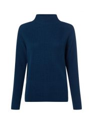 Marie Lund Sweter Kobiety Bawełna niebieski, S. Niebieskie swetry nierozpinane damskie Marie Lund, s, bez wzorów, z bawełny, klasyczne, bez kołnierzyka, bez ramiączek. Za 299.95 zł.