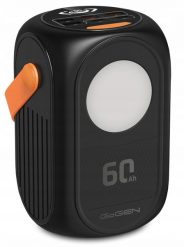 Powerbank GoGen PB600001B 60000 mAh czarny. Czarne powerbanki Gogen. Za 381.24 zł.