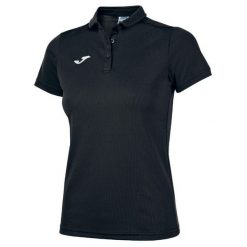 Koszulka polo do tenisa damska Joma Hobby. Czarne bluzki damskie Joma, xl, bez wzorów, sportowe, bez kołnierzyka, bez ramiączek. Za 101.99 zł.