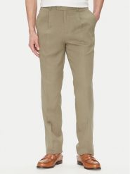 Marciano Guess Spodnie materiałowe 5GHB17 2310Z Zielony Regular Fit. Zielone spodnie materiałowe męskie Marciano Guess, z aplikacjami, z lyocellu. Za 369.99 zł.