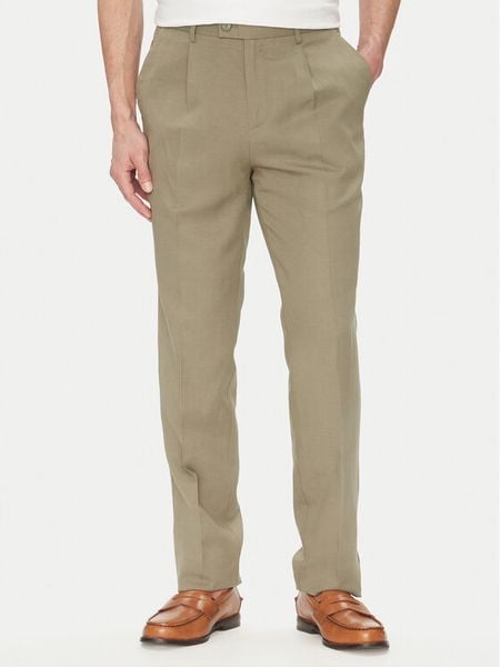 Marciano Guess Spodnie materiałowe 5GHB17 2310Z Zielony Regular Fit. Zielone spodnie materiałowe męskie Marciano Guess, z aplikacjami, z lyocellu. Za 369.99 zł.