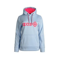 Bluza damska DUERO W V4 z regulowanym kapturem, logo i kieszenią z przodu. Niebieskie bluzy damskie IZAS, m, bez wzorów, eleganckie, bez ramiączek. Za 182.57 zł.