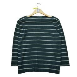 Second life - Damski sweter w granatowym kolorze - Stan dobry. Niebieskie swetry nierozpinane damskie Ralph Lauren, bez wzorów, bez kołnierzyka, bez ramiączek. Za 76.64 zł.