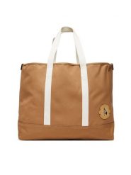 Tommy Hilfiger Torebka Th Summer Tote AM0AM13557 Brązowy. Brązowe shopperki damskie Tommy Hilfiger, bez wzorów, z materiału, bez dodatków. Za 349.99 zł.