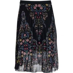 Desigual spódnica damska Frida 40, czarny. Czarne spódnice damskie Desigual, na lato, bez wzorów, z materiału, maxi. W wyprzedaży za 203.00 zł.