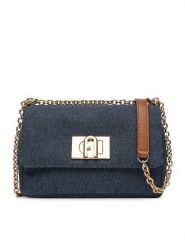 Furla Torebka BAFKACO DE0000 2677S Granatowy. Niebieskie torebki do ręki damskie Furla, bez wzorów, ze skóry, bez dodatków. Za 899.99 zł.