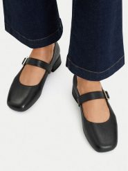 U.S. Polo Assn. Baleriny Amelia001-Blk EO-AMELIA001W/GL1 Czarny. Czarne balerinki damskie U.S. Polo Assn., bez wzorów, bez obcasa, bez zapięcia. Za 299.99 zł.