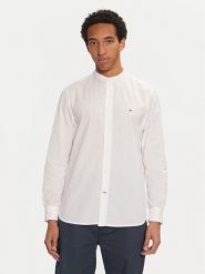 Tommy Hilfiger Koszula MW0MW30494 Biały Regular Fit. Białe koszule męskie Tommy Hilfiger, m, bez wzorów, z bawełny, bez kołnierzyka, bez ramiączek. Za 259.99 zł.