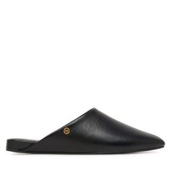 Klapki MICHAEL Michael Kors. Czarne klapki damskie MICHAEL Michael Kors, bez wzorów, bez obcasa, bez zapięcia. Za 699.99 zł.