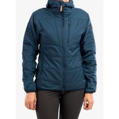 Kurtka ocieplana damska Fjallraven Keb Padded Hoodie. Czerwone kurtki sportowe damskie Fjällräven, bez wzorów, bez ramiączek, bez kaptura, trekkingowe. Za 902.99 zł.