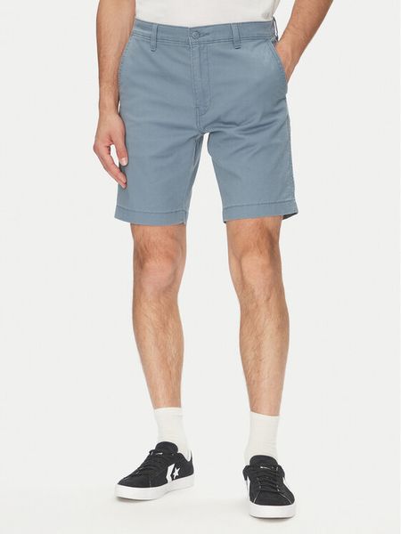 Levi's® Szorty materiałowe XX 17202-0080 Niebieski Regular Fit. Niebieskie szorty męskie bez wzorów, z bawełny. Za 289.99 zł.