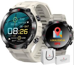 Smartwatch Giewont GW460-3 Szary (GW460-3). Szare zegarki smartwatch Giewont, bez wzorów. Za 356.13 zł.