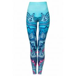 Legginsy sportowe damskie DEEP TRIP Nemo. Niebieskie legginsy damskie DEEP TRIP, xs, bez wzorów, na jogę i pilates. Za 179.00 zł.