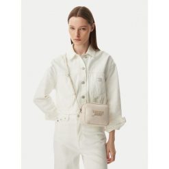 Torebka Tommy Jeans. Białe listonoszki damskie Tommy Jeans, bez wzorów, z jeansu, bez dodatków. Za 289.99 zł.