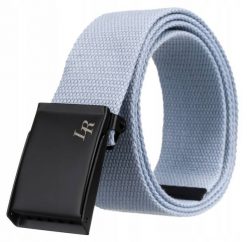 Pasek parciany Loren BJ-B-1 błękitny. Niebieskie paski męskie Loren, z materiału, eleganckie. Za 19.99 zł.