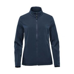 Damska Kurtka Narvik Soft Shell. Niebieskie kurtki sportowe damskie STORMTECH, xs, bez wzorów, bez ramiączek, bez kaptura, trekkingowe. Za 400.99 zł.