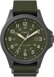 Zegarek męski Timex TW2V03700 zielony. Zielone zegarki męskie Timex, bez wzorów. Za 773.00 zł.