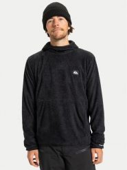 Quiksilver Polar Warm Up Hoodie EQYPF03079 Czarny Regular Fit. Czarne bluzy sportowe męskie Quiksilver, l, bez wzorów, z polaru, bez kaptura. Za 369.99 zł.