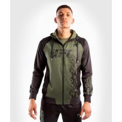 Bluza sportowa męska VENUM UFC Authentic Fight Week Zip. Czarne bluzy sportowe męskie UFC, m, bez wzorów, bez kaptura. Za 409.00 zł.