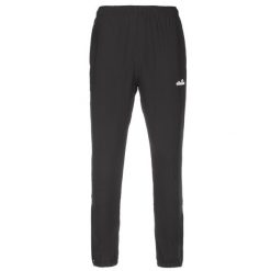 Spodnie sportowe męskie Ellesse Ezio. Czarne spodnie sportowe męskie Ellesse, m, bez wzorów, z dresówki, trekkingowe. Za 139.99 zł.