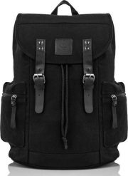 Paolo Peruzzi Plecak męski czarny PAOLO PERUZZI T-19-BL. Czarne plecaki męskie Paolo Peruzzi, bez wzorów. Za 289.05 zł.