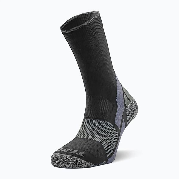 Skarpety TEKO Light Boot Crew Height. Czarne skarpetki damskie TEKO, bez wzorów, z materiału. Za 43.99 zł.