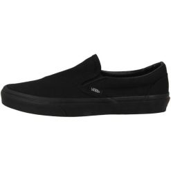 Buty VANS UA CLASSIC SLIP-ON Czarny. Czarne buty zimowe męskie Vans, bez wzorów, z tkaniny, bez obcasa, bez zapięcia. Za 343.99 zł.