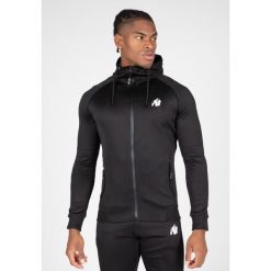 Kurtka z dresu Gorilla Wear Sullivan. Czarne kurtki męskie GORILLA WEAR, m, bez wzorów, z dresówki, bez kaptura. Za 287.85 zł.