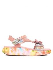 Laura Vita Sandały Nikito 01 Różowy. Czerwone sandały damskie Laura Vita, bez wzorów, ze skóry, bez obcasa, na płaskiej podeszwie, bez zapięcia. Za 439.99 zł.