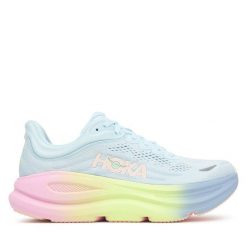 Buty do biegania Hoka. Niebieskie obuwie sportowe damskie HOKA, bez wzorów, bez zapięcia, do biegania. Za 799.99 zł.
