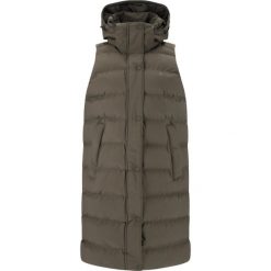 Damska kurtka bez rękawów Whistler Joana. Brązowe kurtki sportowe damskie Whistler, bez wzorów, z puchu, bez ramiączek, bez kaptura, trekkingowe. Za 405.00 zł.