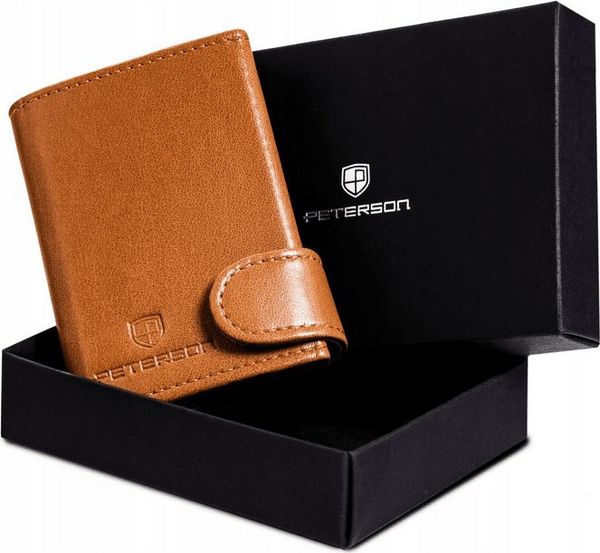Peterson Skórzany portfel damski z podajnikiem kart - Peterson NoSize. Portfele damskie Peterson. Za 348.40 zł.