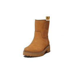 Buty zimowe damskie, Timberland Carnaby Cool Wrmpullon WR. Brązowe obuwie trekkingowe damskie Timberland, bez zapięcia. Za 649.99 zł.