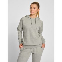Bluza do piłki ręcznej damska Hummel Red Classic z kapturem. Szare bluzy damskie Hummel, na wiosnę, xs, bez wzorów, z bawełny, klasyczne, bez ramiączek, z kapturem. Za 191.20 zł.