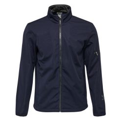 Kurtka Hummel North Softshell. Niebieskie kurtki męskie Hummel, m, bez wzorów, z softshellu, bez kaptura, do piłki ręcznej. Za 424.45 zł.