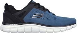 Skechers Buty męskie Skechers Track Broader niebieskie 232698 BLBK 43. Niebieskie buty sportowe męskie Skechers, m, bez wzorów. Za 330.03 zł.