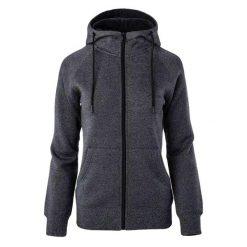 Bluza Polarowa Damska Chiano. Szare bluzy damskie ELBRUS, na zimę, l, bez wzorów, z bawełny, bez ramiączek, z kapturem. Za 151.12 zł.