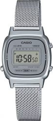 Zegarek Casio Zegarek Damski Casio VINTAGE GENT SILVER MESH ( 25 mm). Szare zegarki damskie Casio, z meshu. Za 237.12 zł.