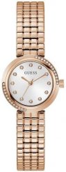 Zegarek damski Guess GW0930L3 CYRKONIE różowe złoto. Czerwone zegarki damskie Guess, złote. Za 799.00 zł.