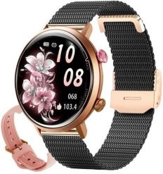 Zegarek SMARTWATCH Rubicon RNCF29/30 pasek + siatka mesh. Zegarki smartwatch Rubicon, bez wzorów, z meshu. Za 269.00 zł.