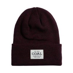 Czapka zimowa COAL UNIFORM dark burgundy marl. Brązowe czapki damskie COAL, na zimę, bez wzorów. Za 39.00 zł.