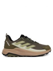 Adidas Trekkingi Terrex Anylander Rain.Rdy JR9087 Khaki. Brązowe trekkingi męskie Adidas, z materiału, bez zapięcia. Za 359.99 zł.