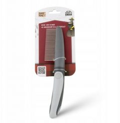 Barry King Grzebień dla zwierząt, z rączką, szary, 40 zębów, 5 x 22 cm. Golarki i trymery Barry King. Za 19.19 zł.